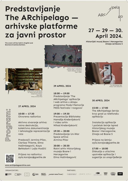 Historijski muzej BiH: Predstavljanje arhivske platforme "The ARchipelago"