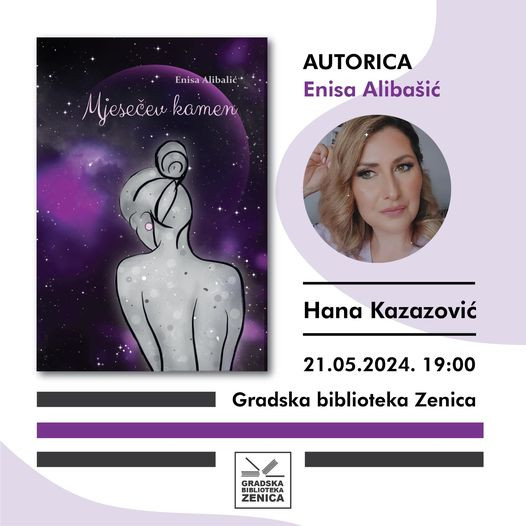 Zenica: Promocija knjige Enise Alibalić "Mjesečev kamen"