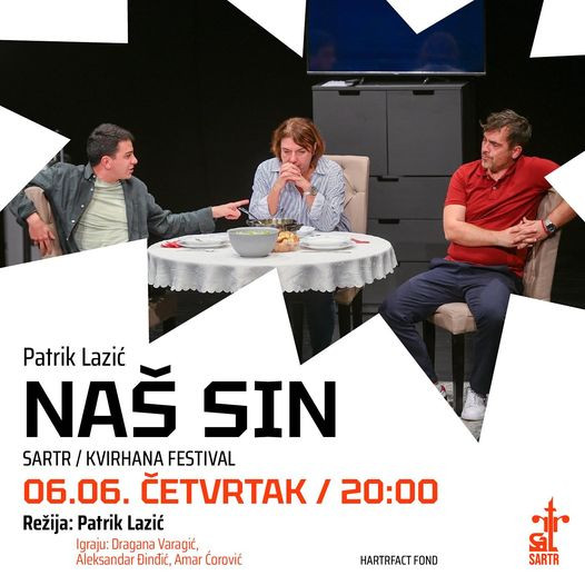 Predstavom "Naš sin" sutra u SARTR-u otvaranje 4. festivala "Kvirhana"