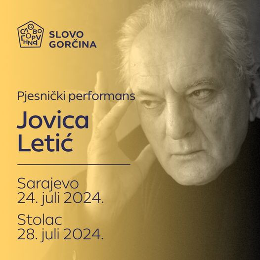 Performans poezije austrijskog pjesnika Jovice Letića "Tu, u daljini"