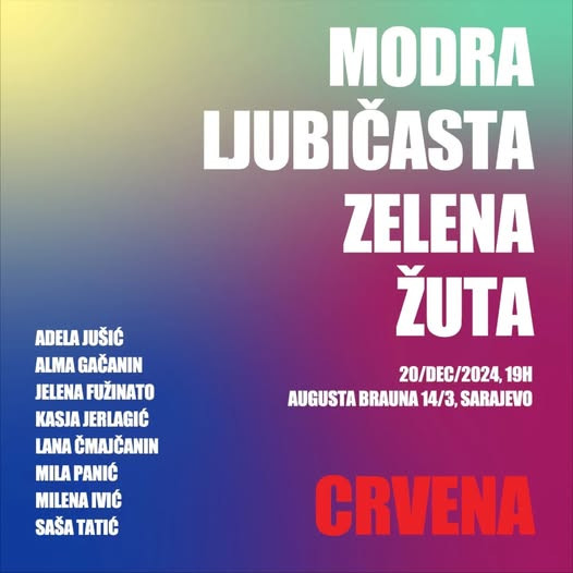 Uskoro: Osam bh. umjetnica na zajedničkoj izložbi "Modra, Ljubičasta, Zelena, Žuta"