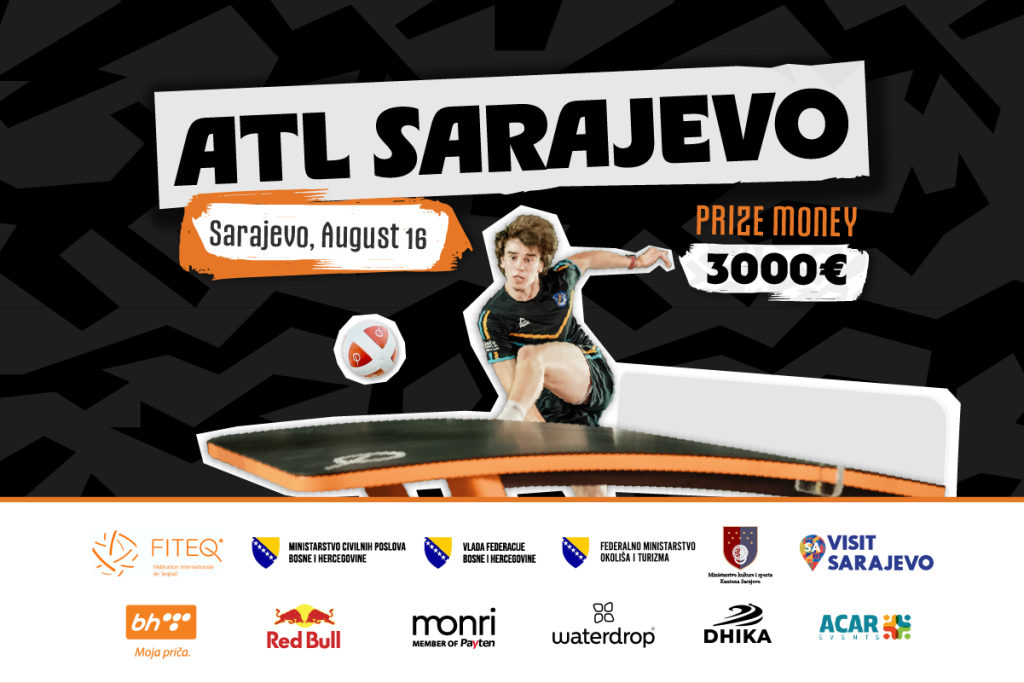 Sarajevo domaćin treće etape Jadranske Teqball lige