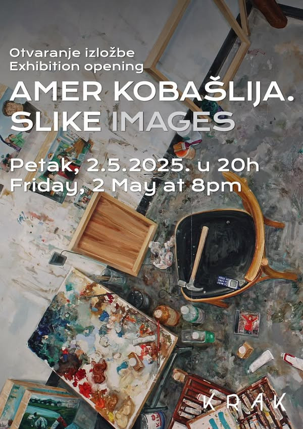 KRAK Centar za savremenu kulturu Bihać: 2. maja izložba Amera Kobašlije "Slike"
