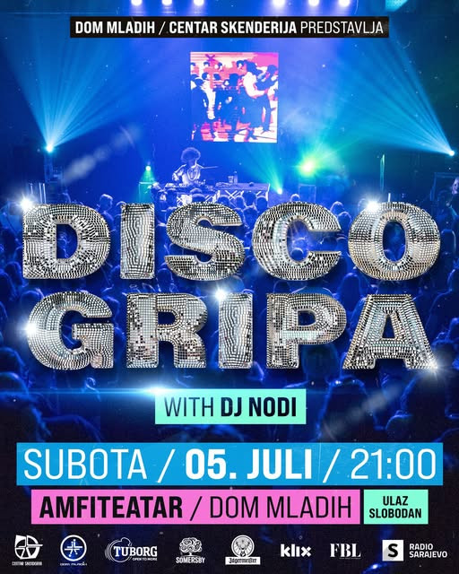Sarajevo: Vrući juli uz Disco Gripu 2025.