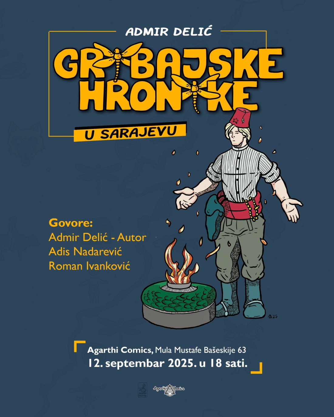 Novi strip Admira Delića "Gribajske hronike", avanture efendije i partizanskog veterana Bege Kovača