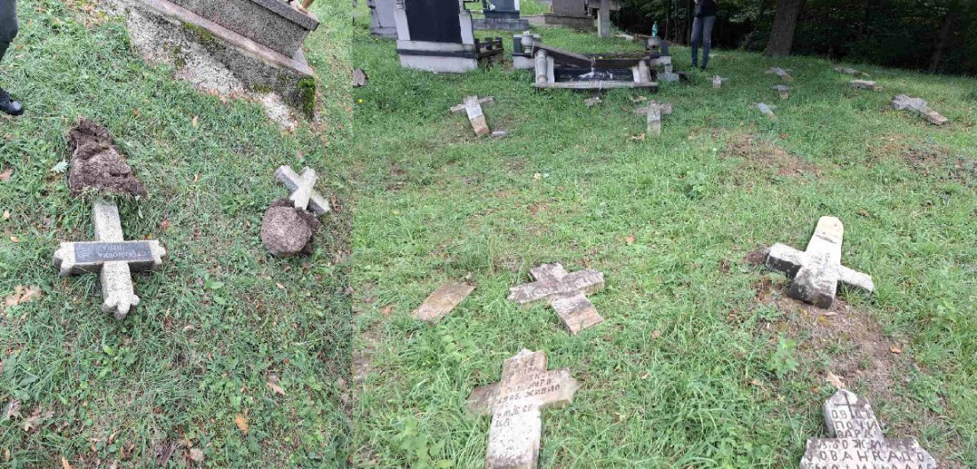 Odbor o skrnavljenju pravoslavnog groblja u Zenici: Što hitnije pronaći i sankcionisati počinitelje