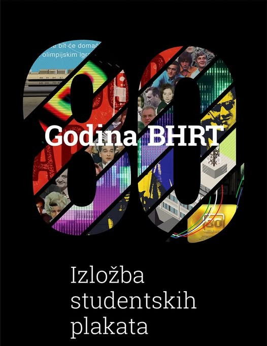 Izložba studentskih plakata povodom 80 godina BHRT-a