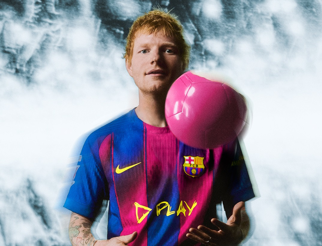 Fudbaleri Barcelone će protiv Real Madrida nositi dresove sa logom novog albuma Eda Sheerana