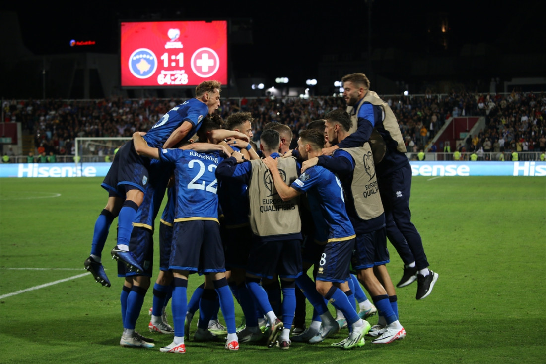 Kvalifikacije za EURO 2024: Kosovo i Sjeverna Makedonija osvojili po bod protiv Švicarske i Italije