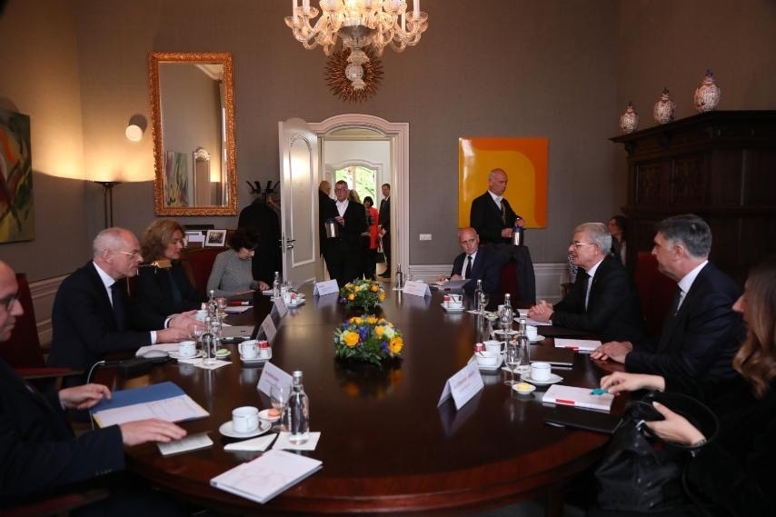 Džaferović se sastao s predsjednicima oba doma Nizozemskog parlamenta