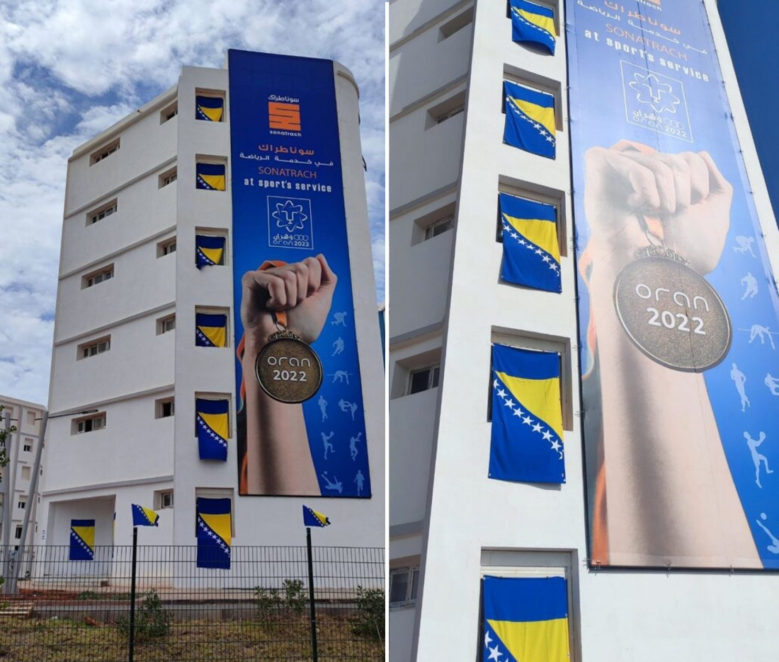 Mediteransko selo u Oranu u bh. zastavama