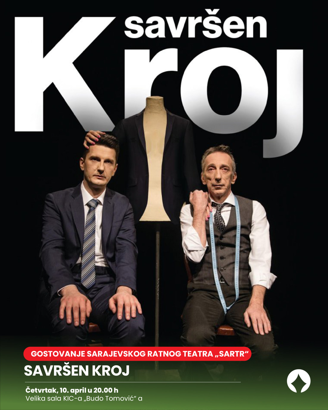 Ansambl SARTR-a gostuje u Gradskom pozorištu Podgorica