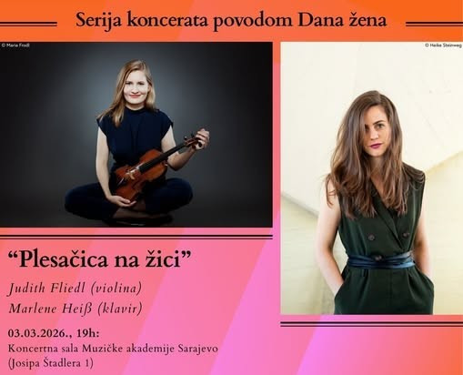 Muzički dar povodom Dan žena: Serija koncerata u Sarajevu, Tuzli i Banjoj Luci