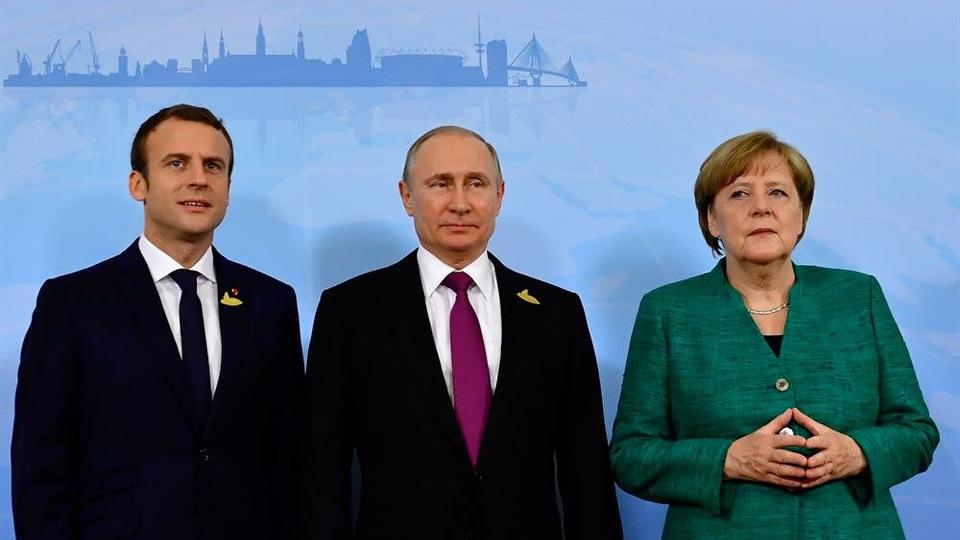 Macron, Putin i Merkel razgovarali o globalnim krizama