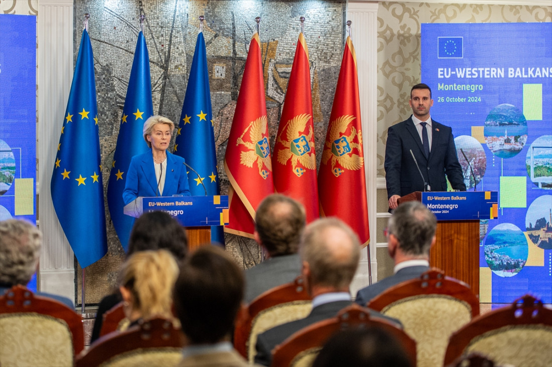 Spajić i Von der Leyen: Cilj Crne Gore da do 2028. bude dio EU ambiciozan, ali ostvarljiv