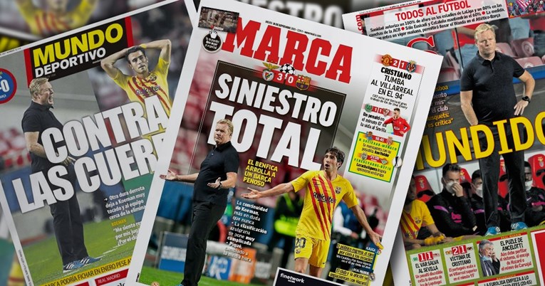 Španjolske naslovnice: Barcelona je potonula, na konopcima je