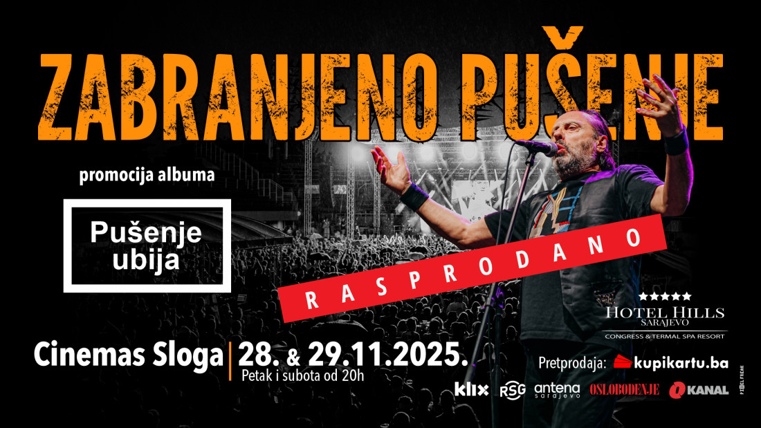 "Zabranjeno pušenje" rasprodalo koncerte u Sarajevu