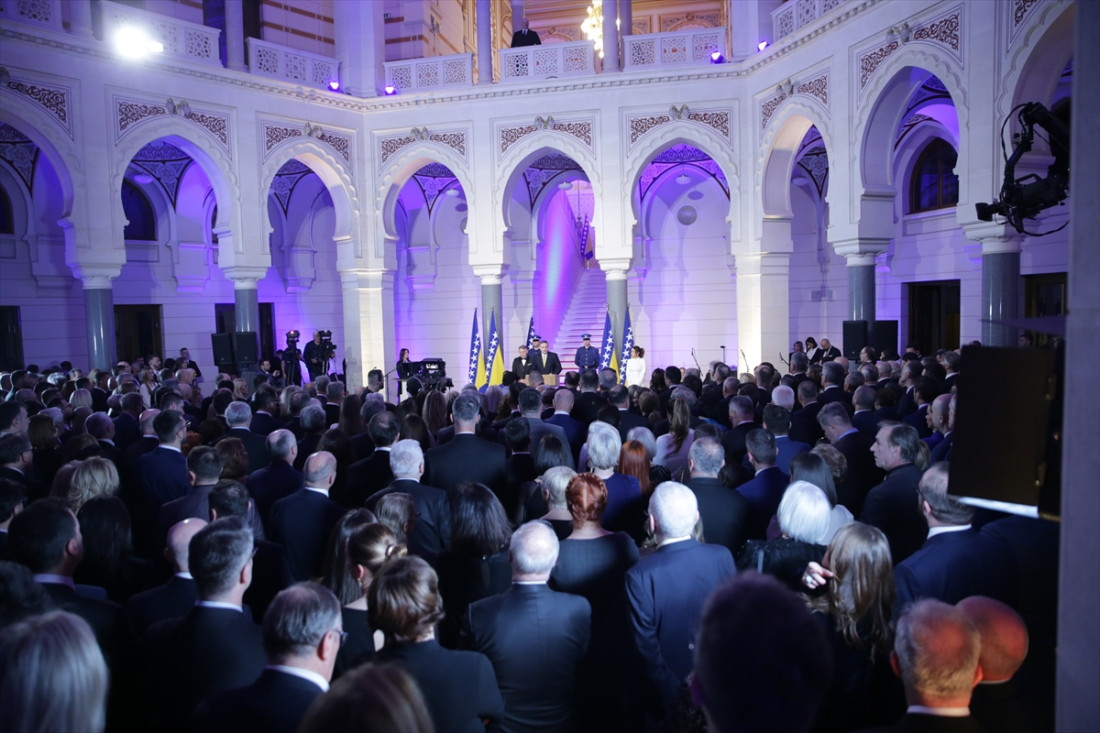 Svečani prijem u Vijećnici: Poruke jedinstva i odbrane suvereniteta BiH na Dan nezavisnosti