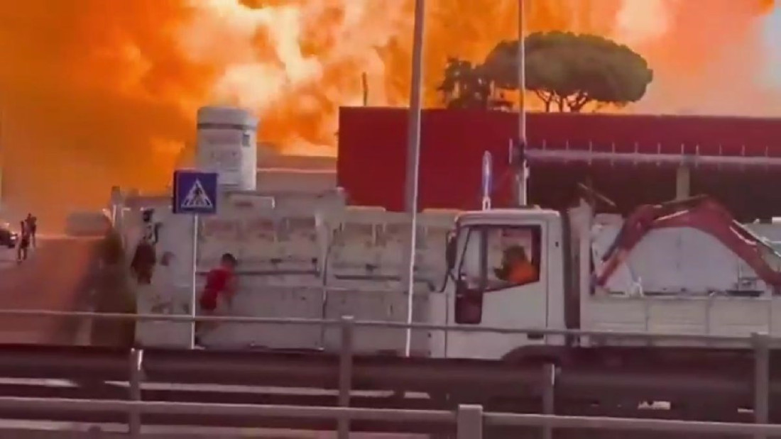 Rim: Najmanje 21 osoba povrijeđena u eksploziji na benzinskoj pumpi