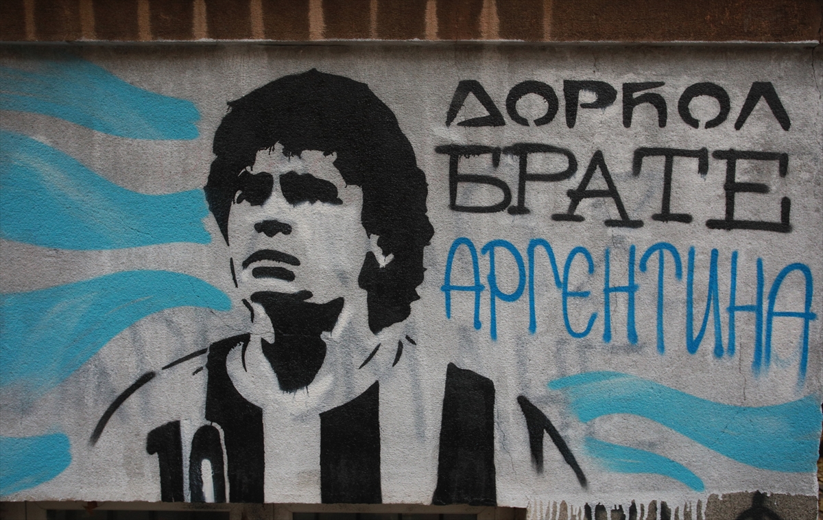 Beograd muralom odao počast Maradoni