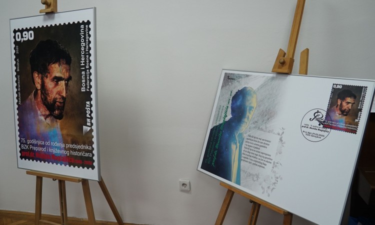 Promovirana poštanska markica s likom prof. dr. Muniba Maglajlića