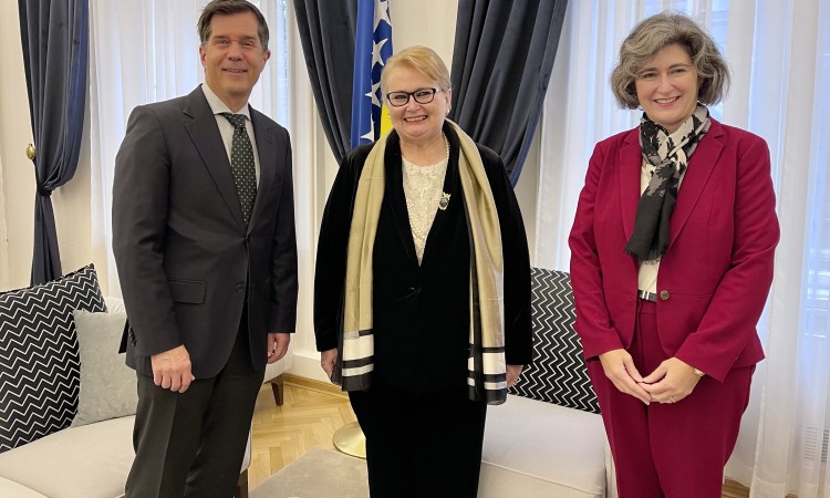Turković s ambasadorom Nelsonom: Podrška reformama u interesu svih građana BiH