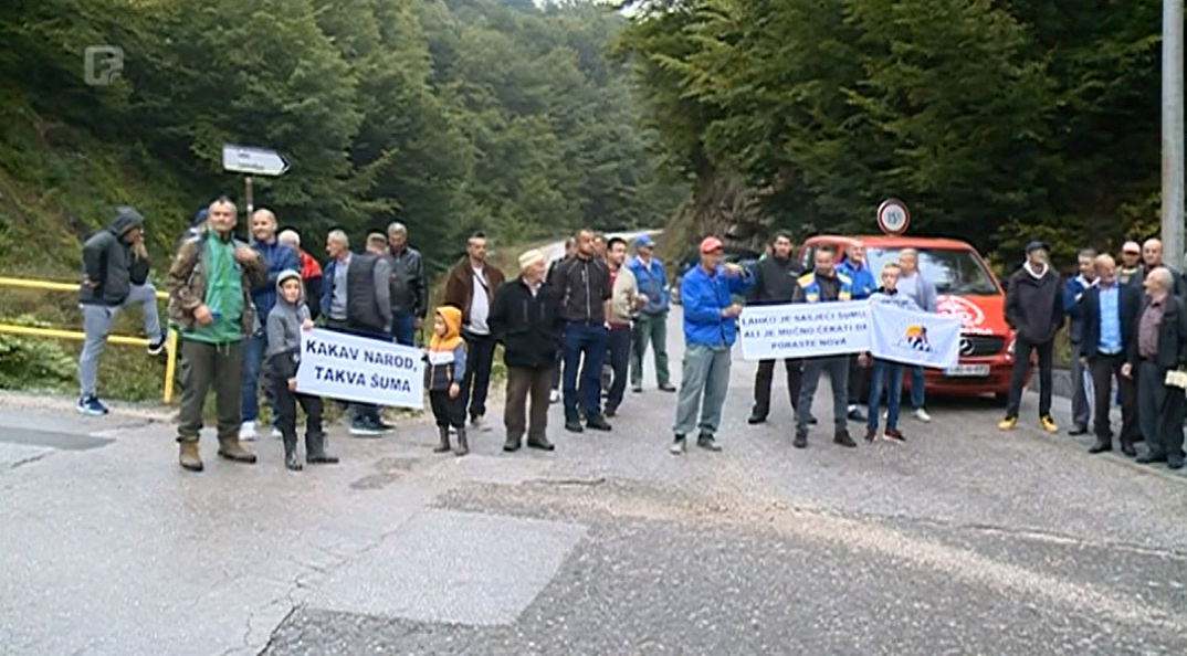 Mještani Željeznog polja zabrinuti zbog nekontrolisane sječe šume