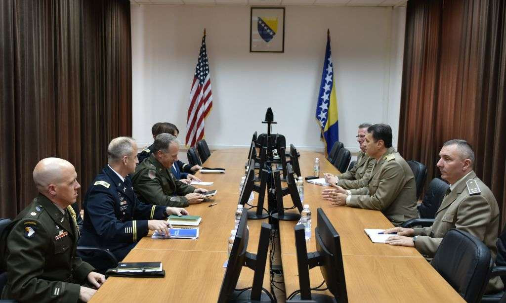 Komandant 5. korpusa Kopnenih snaga Vojske SAD-a posjetio Zajednički štab OS BiH