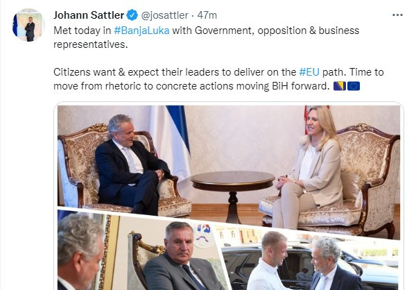 Sattler: Sa retorike da se pređe na djela