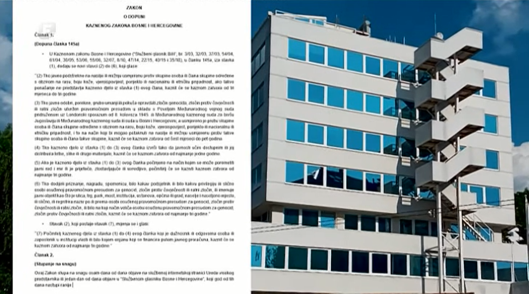 Suština Inzkove odluke je i uređenje pravnog poretka države