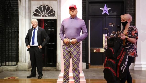 Londonski Madame Tussauds preodjenuo Trumpov voštani kip u golfera