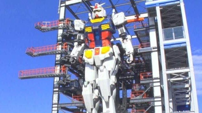Džinovska replika Gundam robota napravila svoj prvi korak