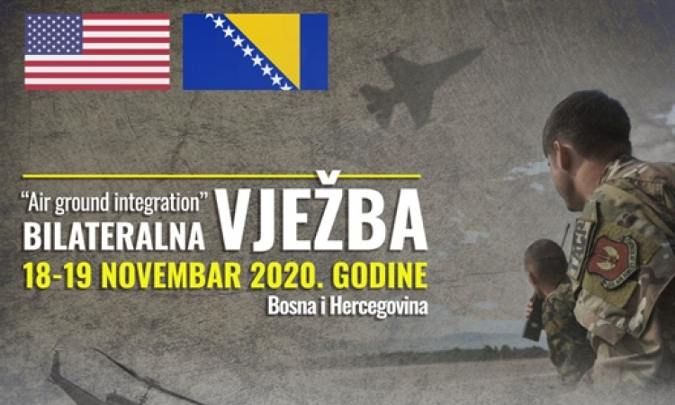 Zajednička vojna vježba OSBiH i SAD u Glamoču i na Manjači