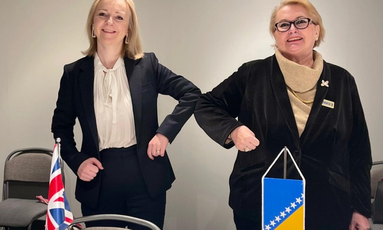Turković - Truss: Dobri bilateralni odnosi BiH i Ujedinjenog Kraljevstva