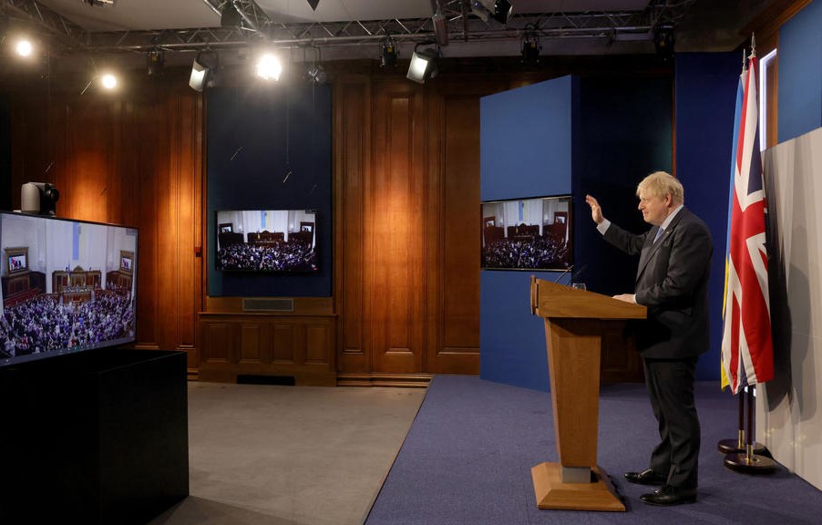 Johnson ukrajinskom parlamentu: Ukrajina će pobijediti Rusiju