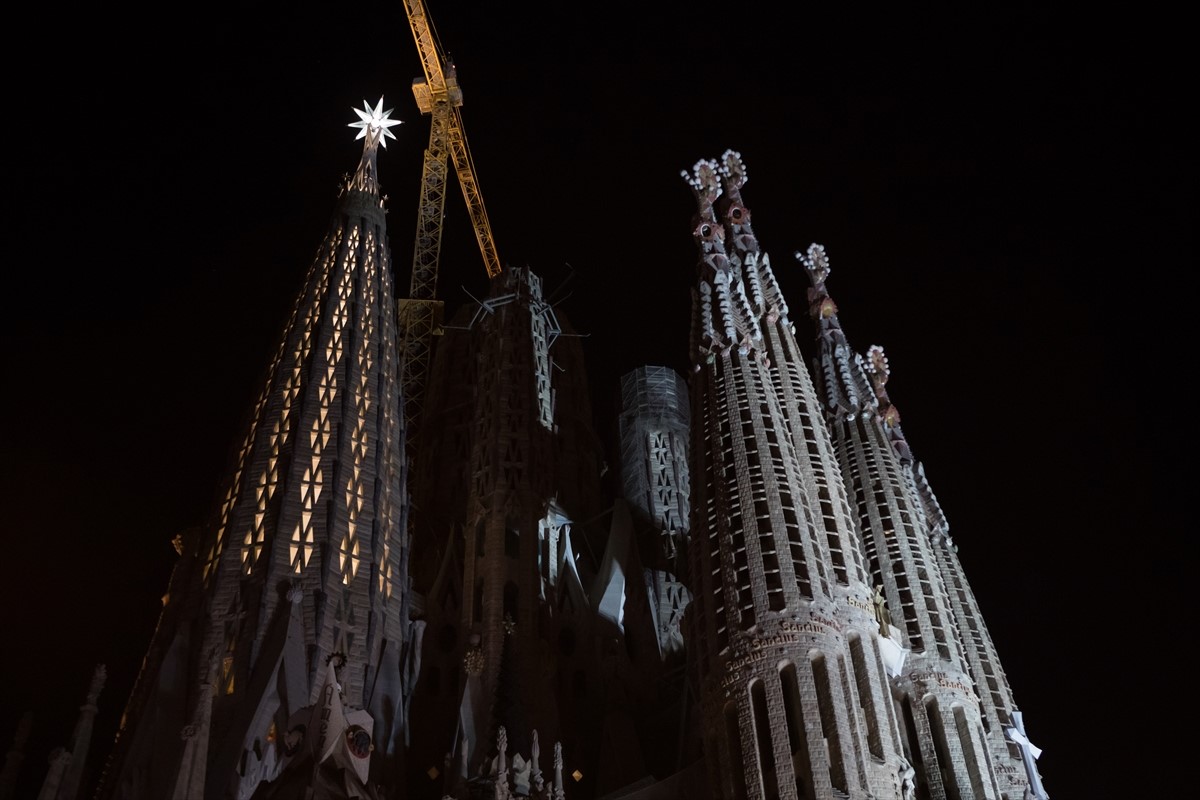 Otvorena kula Djevice Marije katedrale Sagrada Familia u Barseloni