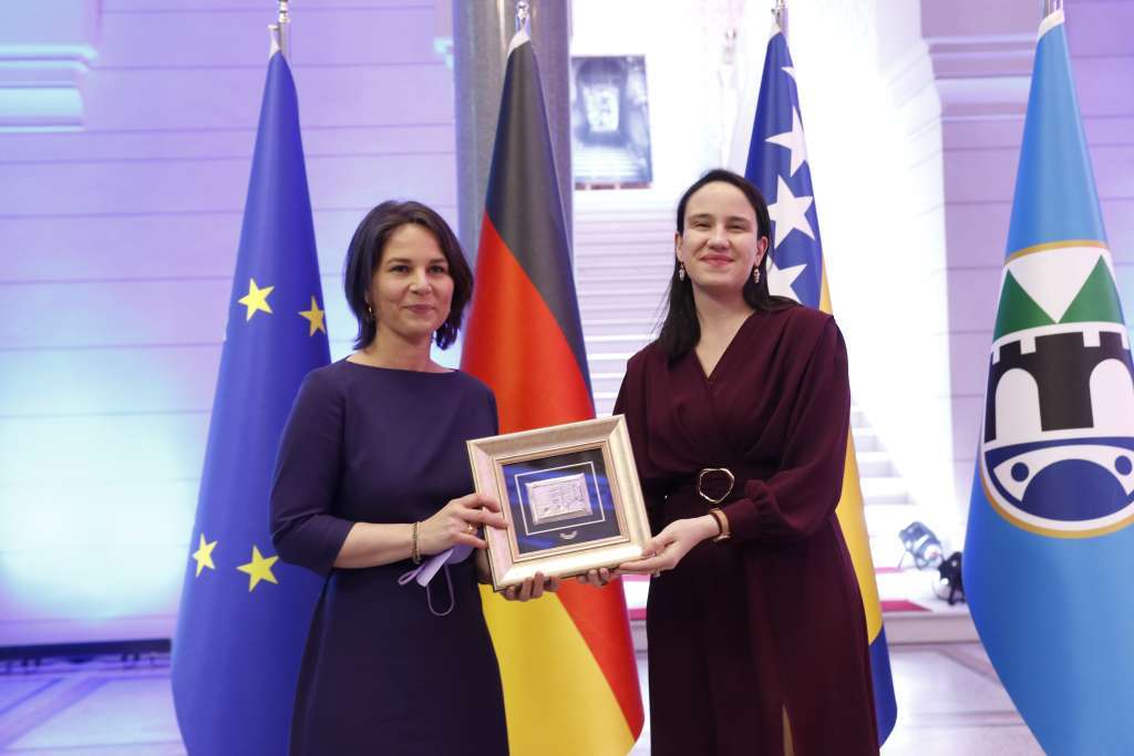 Ministrica Baerbock i gradonačelnica Karić: Njemačka je prijatelj Bosne i Hercegovine