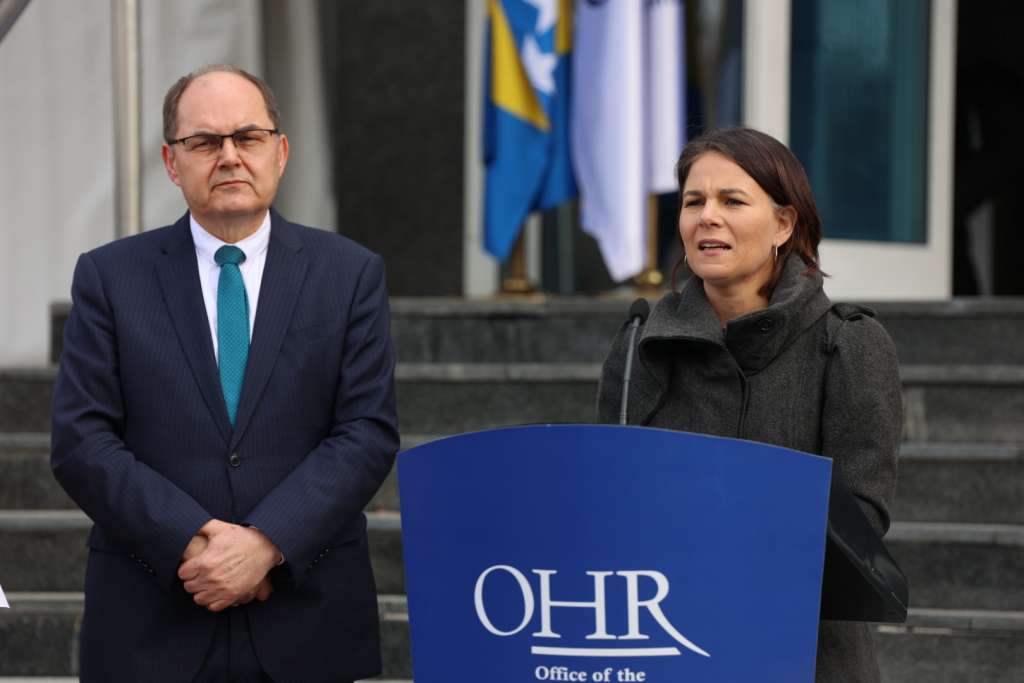 Schmidt-Baerbock: Integracije su za BiH jedini pravi put za njenu budućnost
