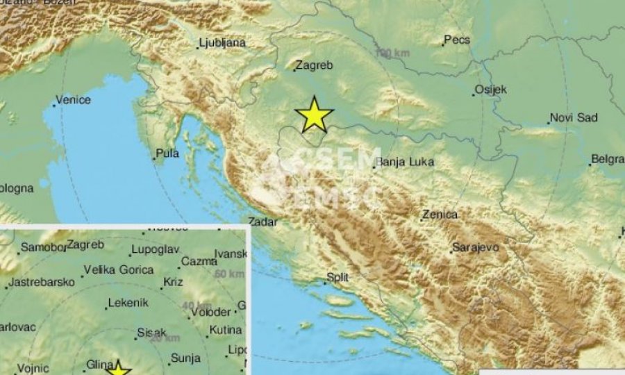 Zemljotres kod Siska jačine četiri stepena po Richteru