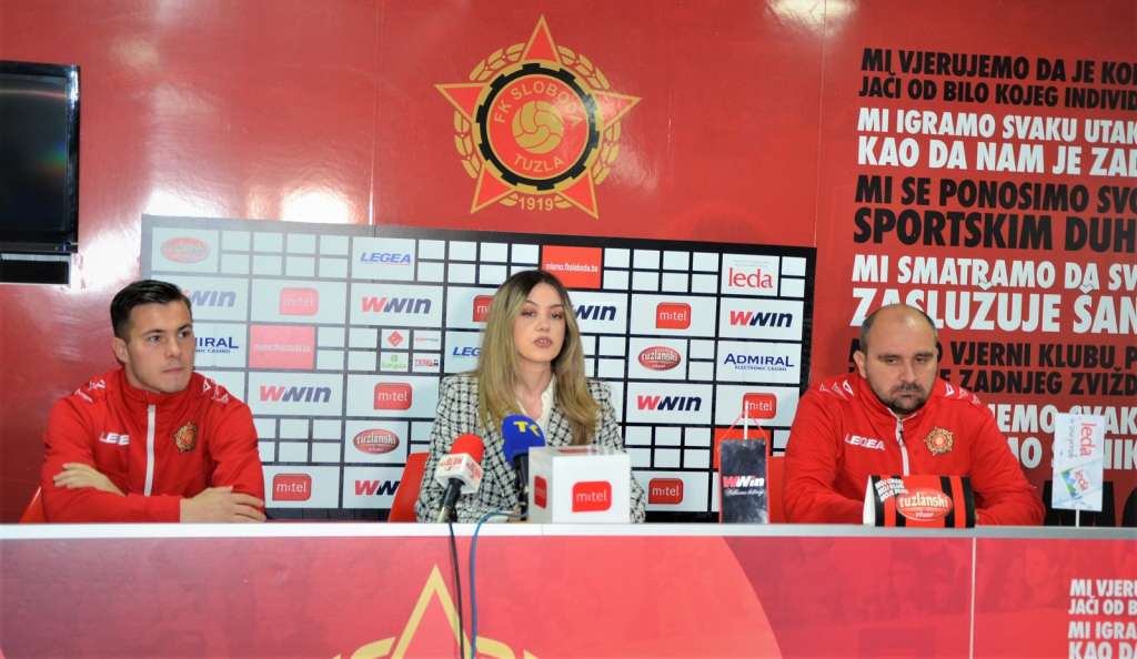 Fudbaleri Slobode optimistični pred duel sa prvoplasiranim Zrinjskim