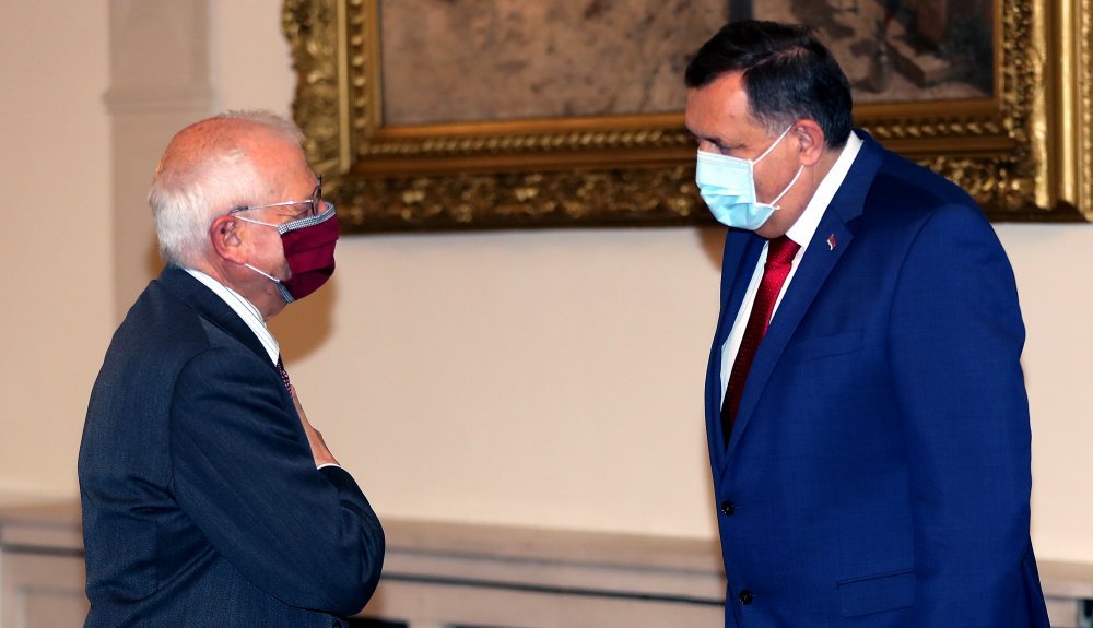 Dodik umjesto Tegeltije na večeri kod Borrella