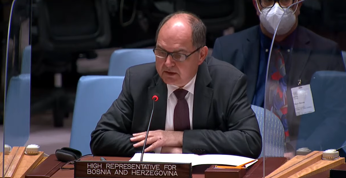 UN: Schmidt se obraća Vijeću sigurnosti UN-a, protest Rusije