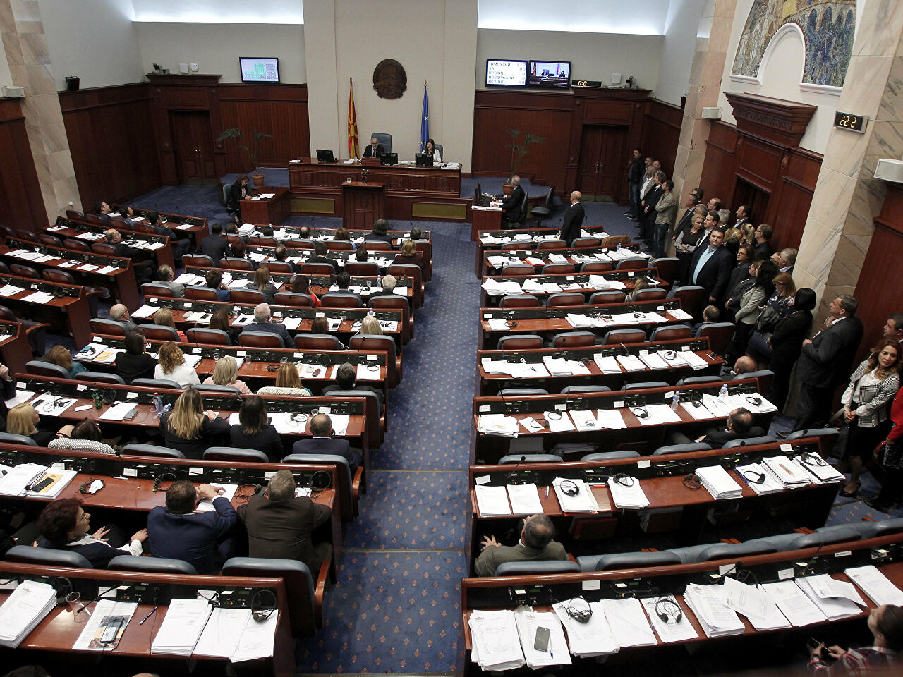 Počela sjednica Sobranja o povjerenju vladi Zorana Zaeva, opozicija nema kvorum