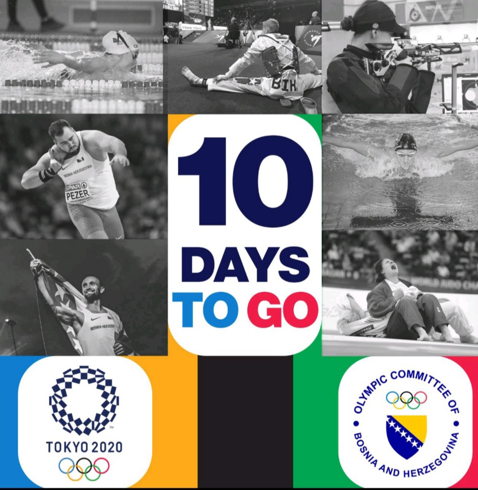 Još 10 dana do Tokija, u četvrtak predstavljanje bh. olimpijaca