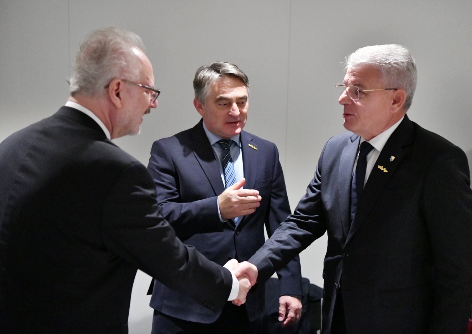Džaferović i Komšić sa predsjednikom Latvije o integraciji BiH u NATO i EU