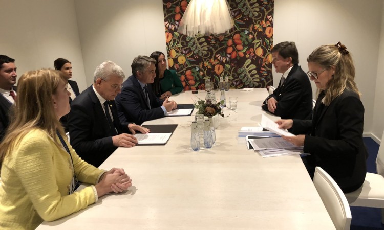 Komšić i Džaferović zahvalili za podršku koju Švedska pruža BiH