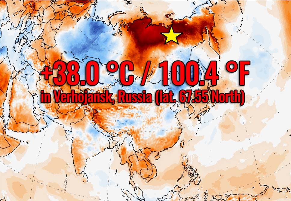 Potvrđen temperatuni rekord na Artiku od 38 stepeni