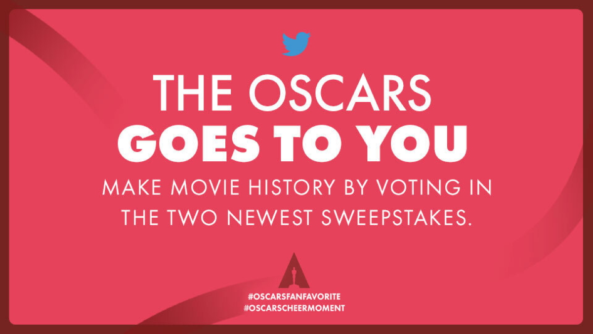 Ustanovljena kategorija nagrade "Twitter Oscar"