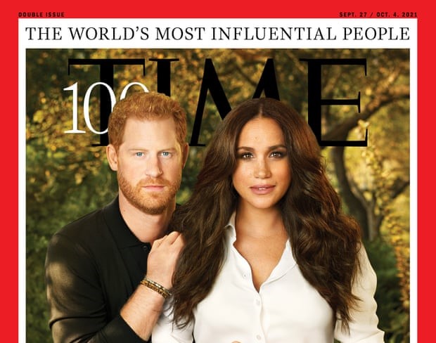 Meghan Markle i princ Harry na naslovnici Timeovih najutjecajnih ljudi