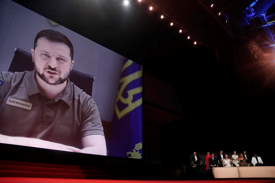 Zelenski na otvaranju Kanskog festivala:Uvjeren sam da će diktator izgubiti